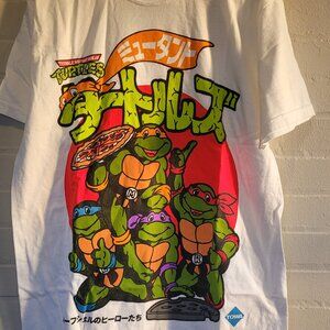 Rucking Fotten TMNT Teenage Mutant Ninja Turtles Anime Tee Large Comfort Colors